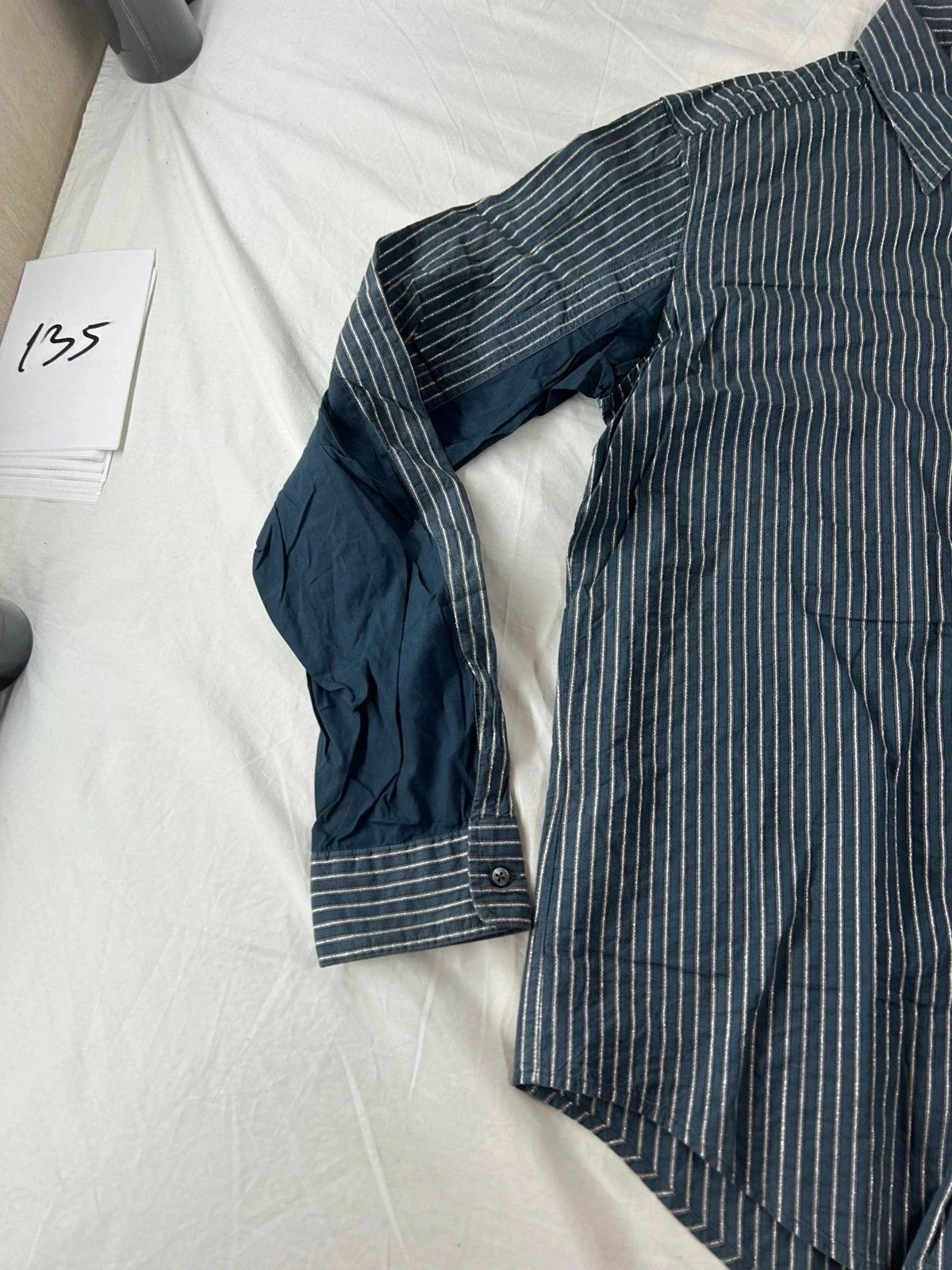 Camisa a rayas vintage Hugo Boss – photo 4